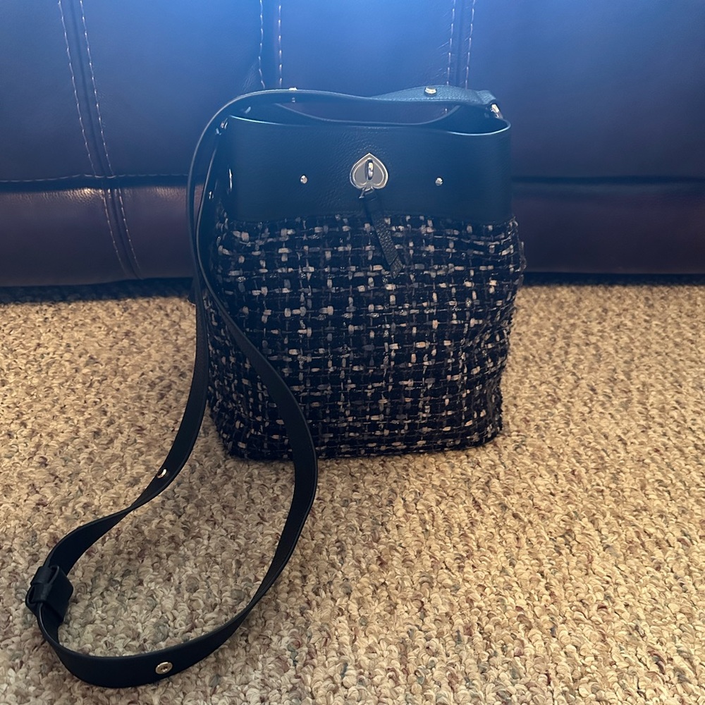 Kate Spade Marti Tweed Bucket Bag